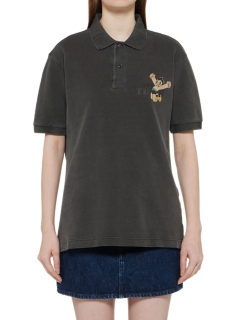 POLO SHIRT MET VERWASSEN KLEUREN