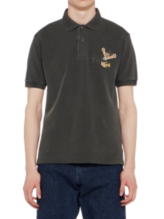 POLO SHIRT MET VERWASSEN KLEUREN