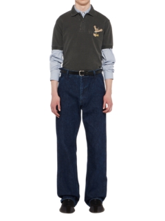 POLO SHIRT MET VERWASSEN KLEUREN