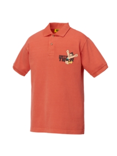 Onitsuka Tiger WASHED POLO SHIRT RED 2183B495