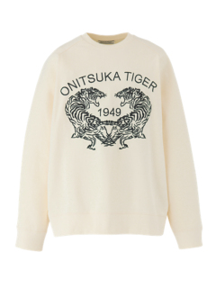 Onitsuka Tiger スウェット トレーナー ホワイト SWEAT TOP - OFF WHITE | Onitsuka Tiger Official Store AU