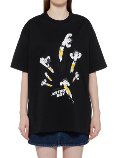 Onitsuka Tiger OVERSIZED GRAPHIC T BLACK 2183B513