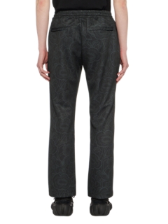 TRACK PANTS BLACK/OFF WHITE