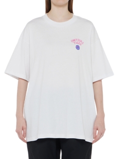 OVERSIZED GRAPHIC T WHITE/PINK