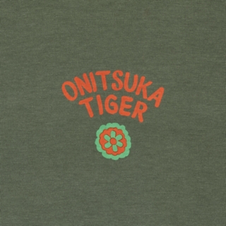 OVERSIZED GRAPHIC T KHAKI/ORANGE
