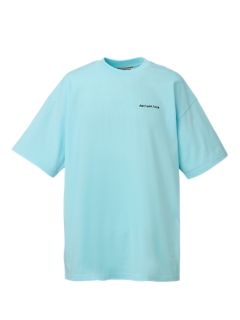 Alternative image view of OVERSIZED GRAPHIC T,  Light Blue