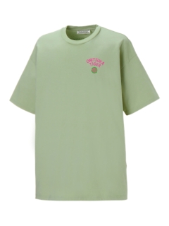 Onitsuka Tiger OVERSIZED GRAPHIC T ASH GREEN/NEON PINK 2183B561