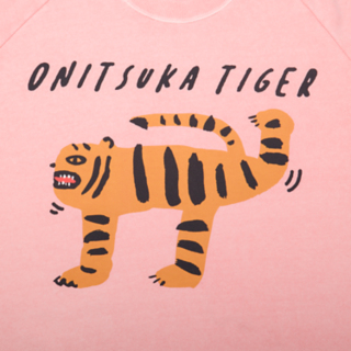 WASHED SWEAT TOP - PINK | Onitsuka Tiger Official Store AU