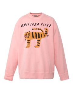 Onitsuka Tiger WASHED SWEAT TOP PINK 2183B586