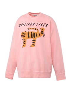 Onitsuka Tiger WASHED SWEAT TOP PINK 2183B586