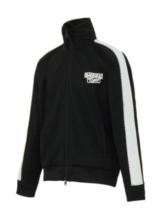 美品　Onitsuka Tiger ジップアップジャケット 黒/白　L TRACK TOP|BLACK|Onitsuka Tiger 대한민국