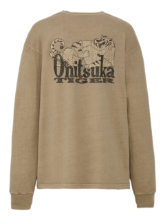 WASHED LONG SLEEVED GRAPHIC TEE