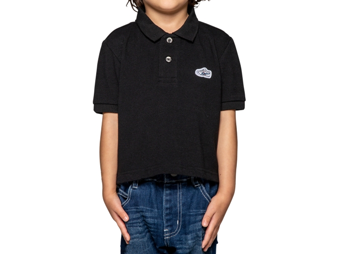 Unisex KIDS POLO SHIRT Performance Black KIDS CLOTHING