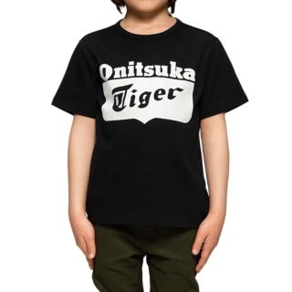 Unisex LOGO TEE | Black/White | KIDS CLOTHING | Onitsuka Tiger