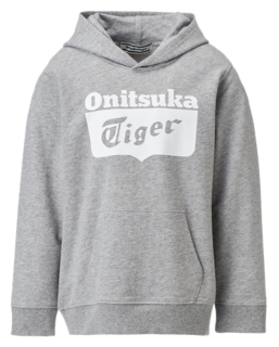 Unisex KIDS SWEAT HOODIE | Feather Grey | KIDS CLOTHING | Onitsuka 