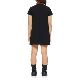 KIDS POLO DRESS BLACK