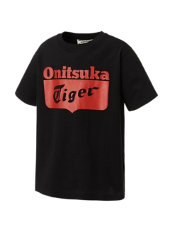 KIDS LOGO TEE BLACK/RED