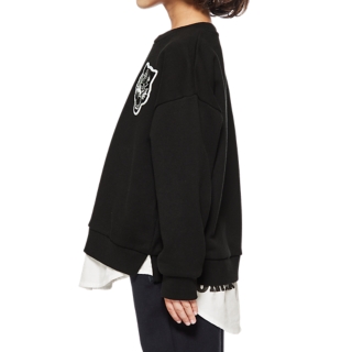 KIDS SWEAT TOP BLACK