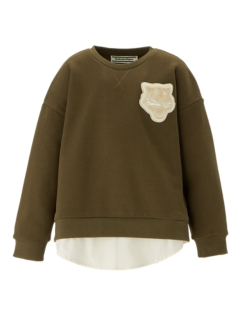 KIDS SWEAT TOP KHAKI/ BEIGE