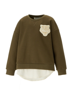 KIDS SWEAT TOP KHAKI/ BEIGE