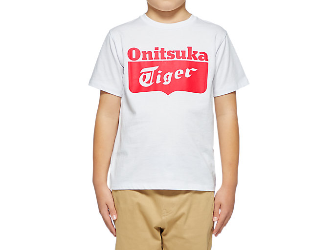 Image 1 of 6 of Kids White/Red KIDS LOGO TEE Kids' Clothing and Accessories