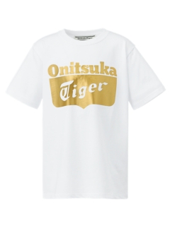 KIDS LOGO TEE WHITE/GOLD