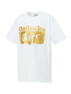 KIDS LOGO TEE WHITE/GOLD