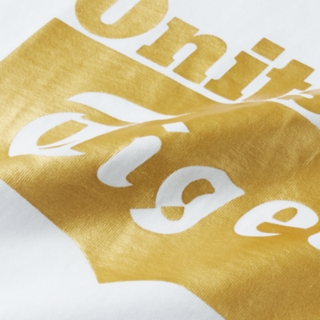 KIDS LOGO TEE WHITE/GOLD