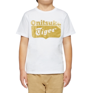 KIDS LOGO TEE WHITE/GOLD