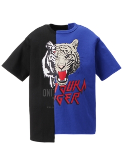 KIDS GRAPHIC TEE BLACK/ BLUE