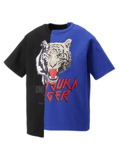 KIDS GRAPHIC TEE BLACK/ BLUE