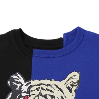KIDS GRAPHIC TEE BLACK/ BLUE