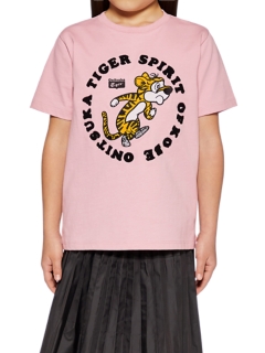 Unisex KIDS GRAPHIC TEE | Light Pink | KIDS CLOTHING | Onitsuka Tiger