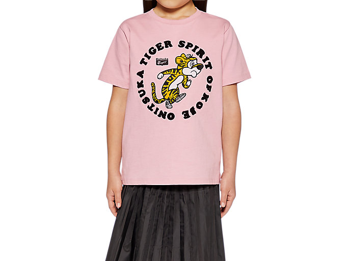 Unisex KIDS GRAPHIC TEE | Light Pink | KIDS CLOTHING | Onitsuka Tiger