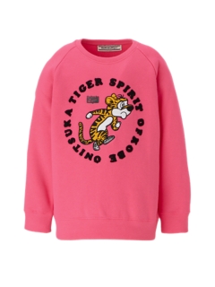 KIDS SWEAT TOP HOT PINK