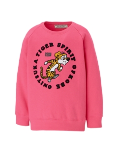 KIDS SWEAT TOP HOT PINK
