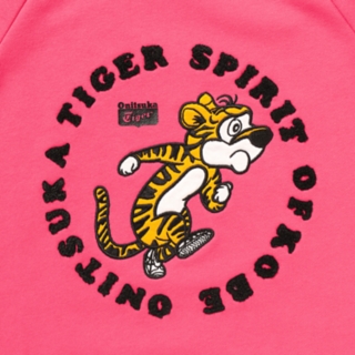 KIDS SWEAT TOP HOT PINK