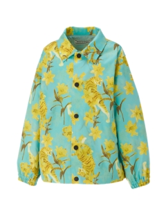 KIDS P COACH JACKET LIGHT GREEN/LIGHT PINK