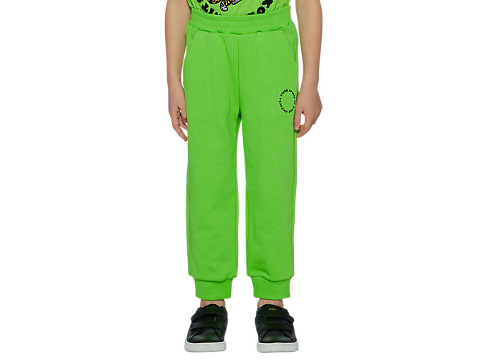 Unisex KIDS SWEAT PANTS | Hot Green | KIDS CLOTHING | Onitsuka Tiger