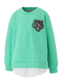 KIDS SWEAT TOP BLUE GREEN