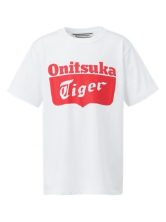 KIDS LOGO TEE WHITE/RED