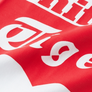 KIDS LOGO TEE WHITE/RED