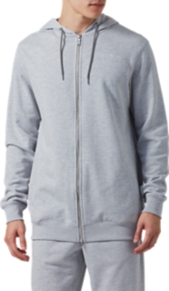 Full Zip Hoodie, Grey Heather, Hoodies & Sweatshirts