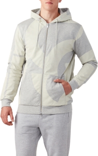 Asics long coat fz hoodie best sale