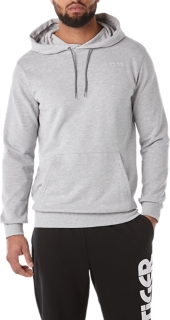 Sweat Pull Over Hoodie Grey Heather Hoodies Sweatshirts ASICS