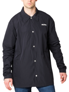 Big Logo Coach Jacket | Performance Black | Jackets & Outerwear | ASICS