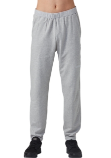 Men's Logo Sweat Pants | Mid Grey Heather | Pants | ASICS