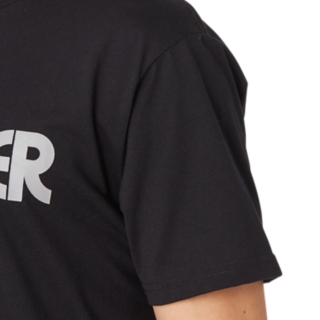 Silver Logo Tee | Performance Black | T-Shirts & Tops | ASICS