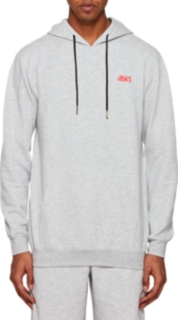 Men's One Point Sweat Pull Over Hoodie Mid Grey Heather Hoodies