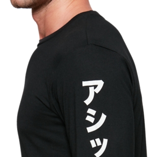 | Sleeve | Long Shirts Long | Performance Black ASICS Sleeve Katakana